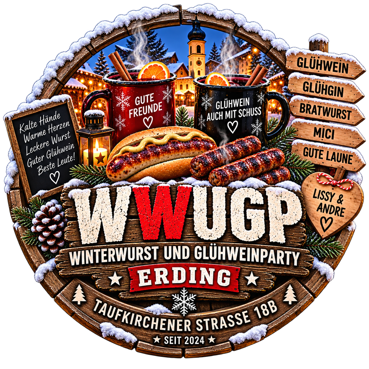 Winterwurst & Glühweinparty